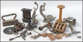 COLLECTION OF CAST IRON AND WO