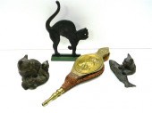 Collection of cat motif object
