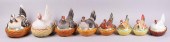 COLLECTION OF CERAMIC HENSCOLL