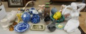 COLLECTION OF CERAMIC TABLE AR