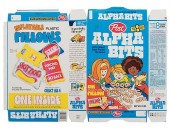 COLLECTION OF CEREAL BOXES WIT