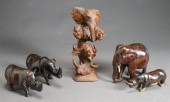 COLLECTION OF CHINESE CARVED H
