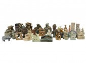 COLLECTION OF CHINESE CARVED S