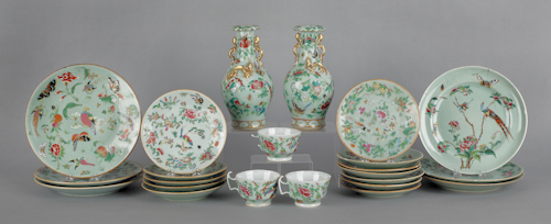 Collection of Chinese celadon glaze