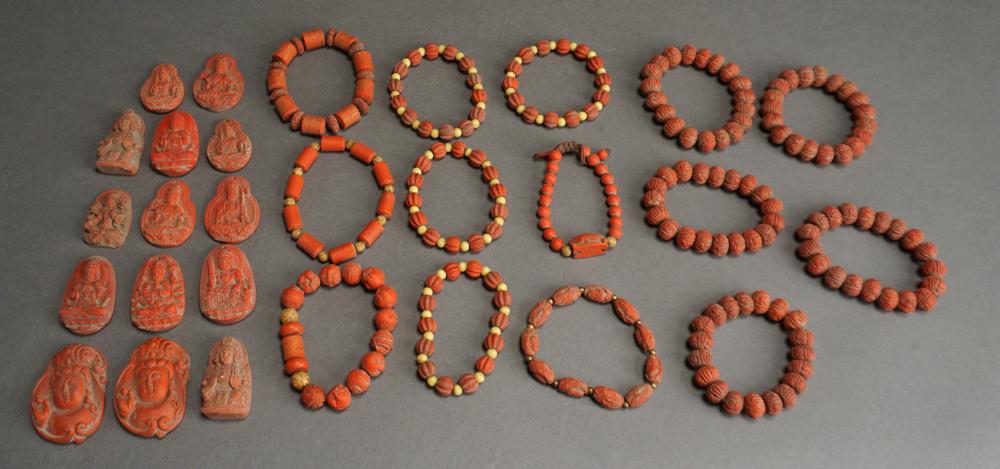 COLLECTION OF CHINESE CINNABAR
