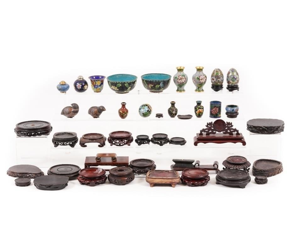 Collection of Chinese cloisonne