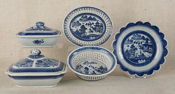 Collection of Chinese export Canton