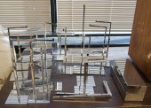 COLLECTION OF CHROME ADJUSTABL