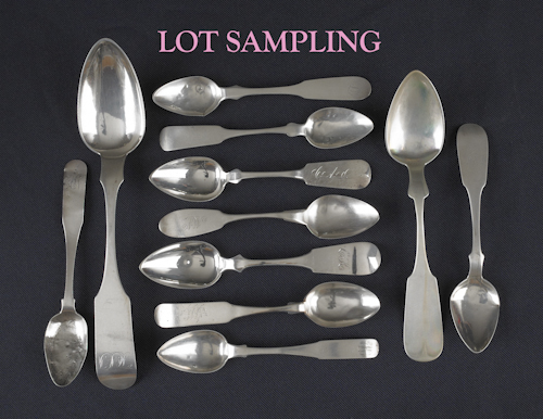 Collection of coin silver