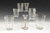 Collection of colorless glass