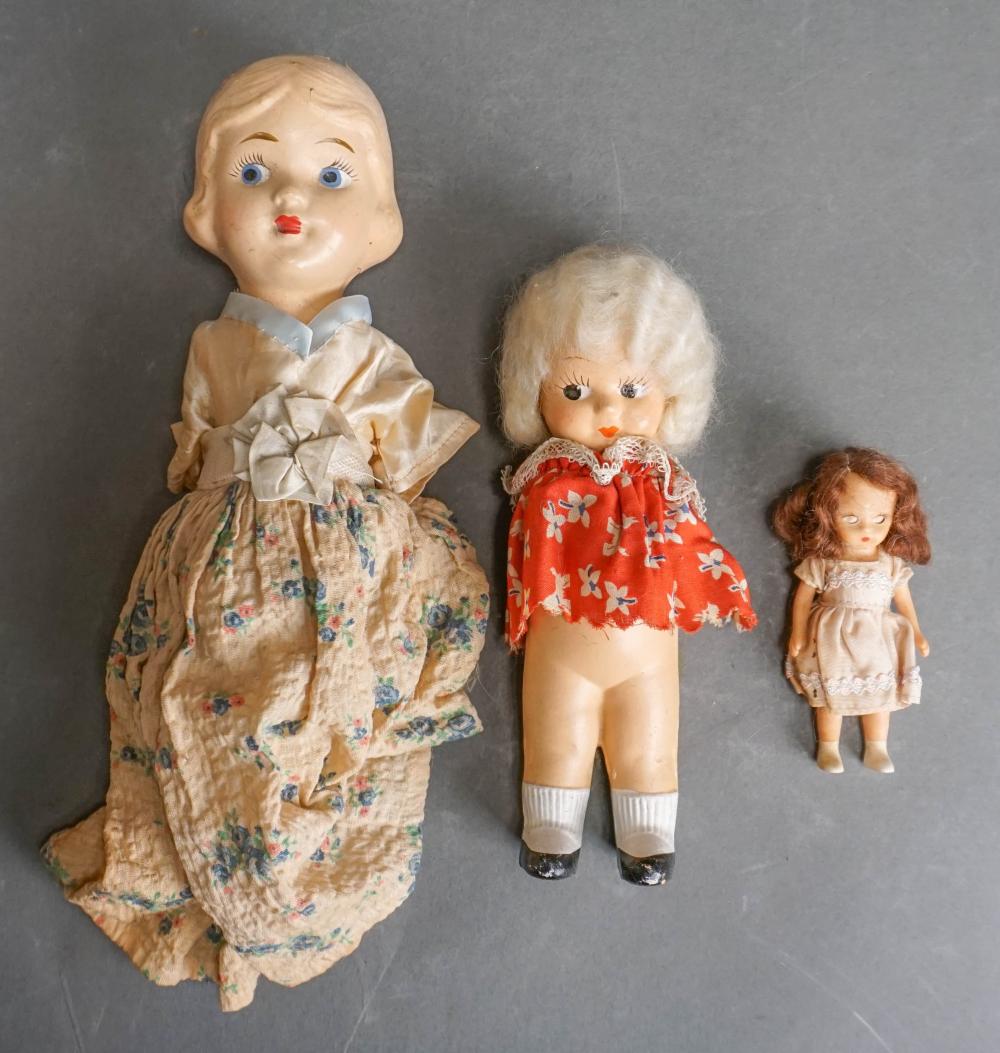 COLLECTION OF COMPOSITION DOLLS AND