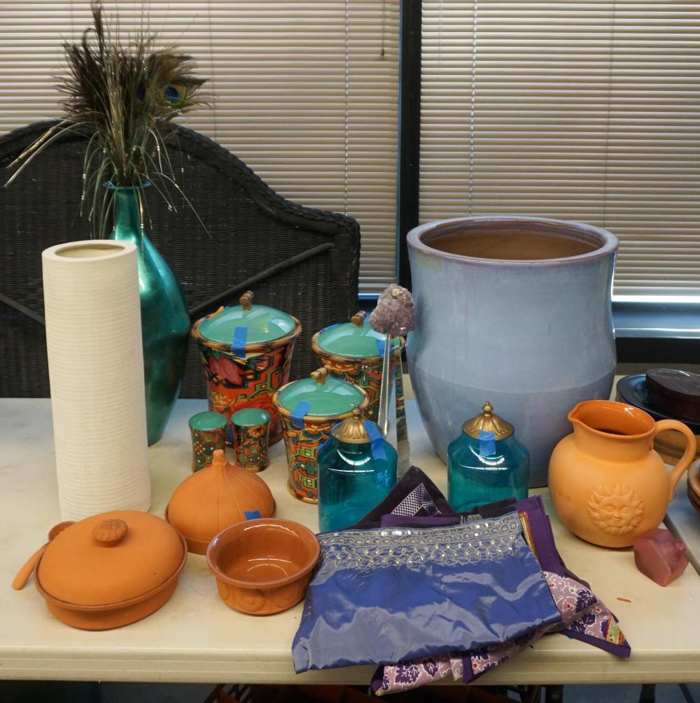COLLECTION OF CONTEMPORARY GLAZED