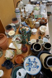 COLLECTION OF CONTEMPORARY POT