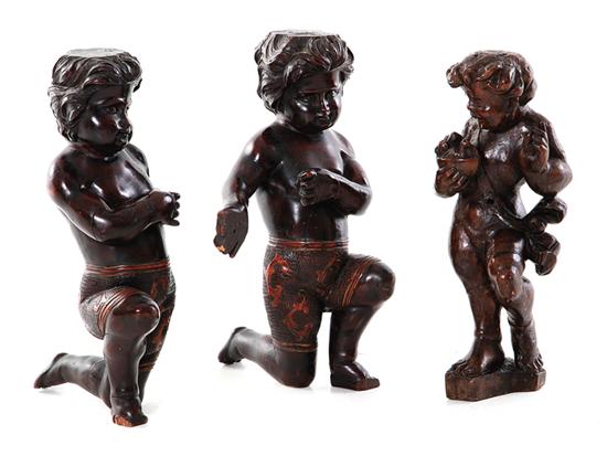 Collection of Continental carved