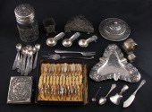 COLLECTION OF CONTINENTAL SILV