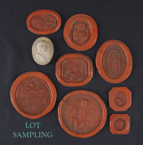 Collection of continental wax and