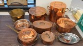 COLLECTION OF COPPER KITCHENWA