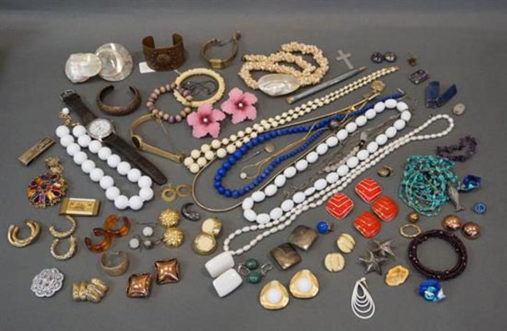 COLLECTION OF COSTUME JEWELRY, A