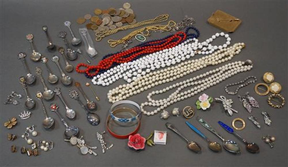 COLLECTION OF COSTUME JEWELRY,