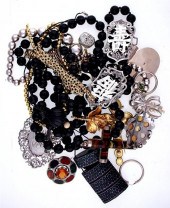 Collection of costume jewelry