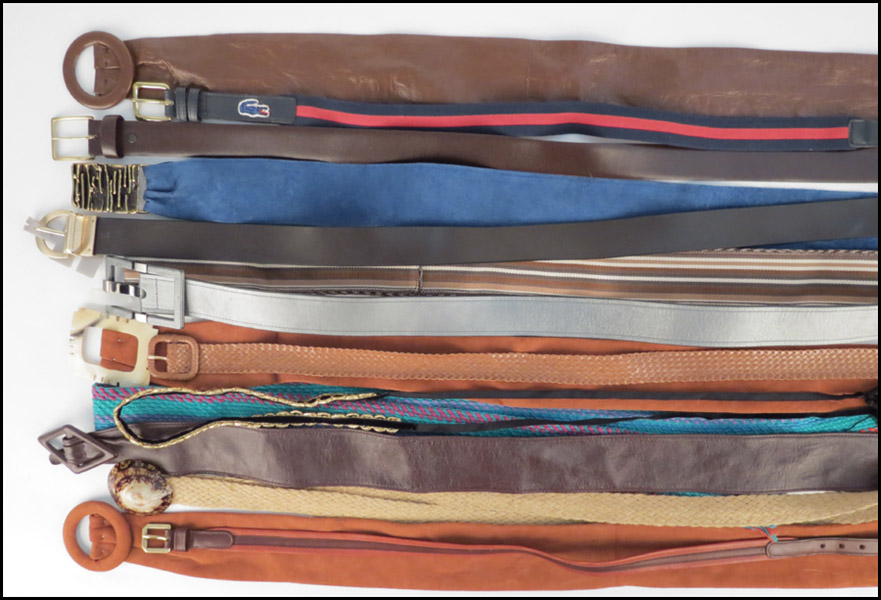 COLLECTION OF COTTON AND LEATHER