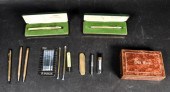 COLLECTION OF CROSS PENS AND P