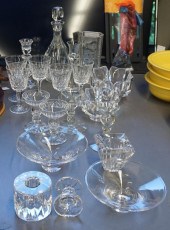 COLLECTION OF CRYSTAL AND GLAS