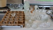 COLLECTION OF CRYSTAL AND GLAS