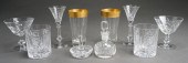 COLLECTION OF CRYSTAL AND GLAS
