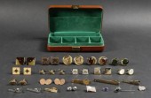 COLLECTION OF CUFFLINKS AND LE