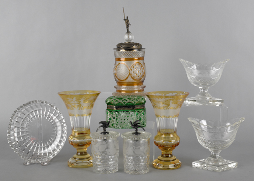Collection of cut and etched