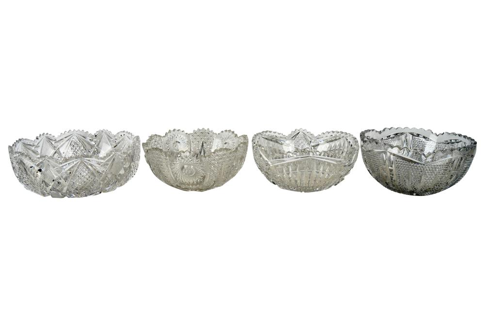 COLLECTION OF CUT CRYSTAL