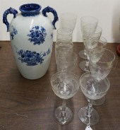 COLLECTION OF CUT CRYSTAL STEM