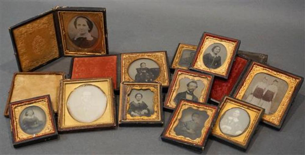 COLLECTION OF DAGUERREOTYPES OF MEN