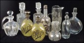COLLECTION OF DECANTERS. Compr