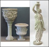 COLLECTION OF DECORATIVE CONCR