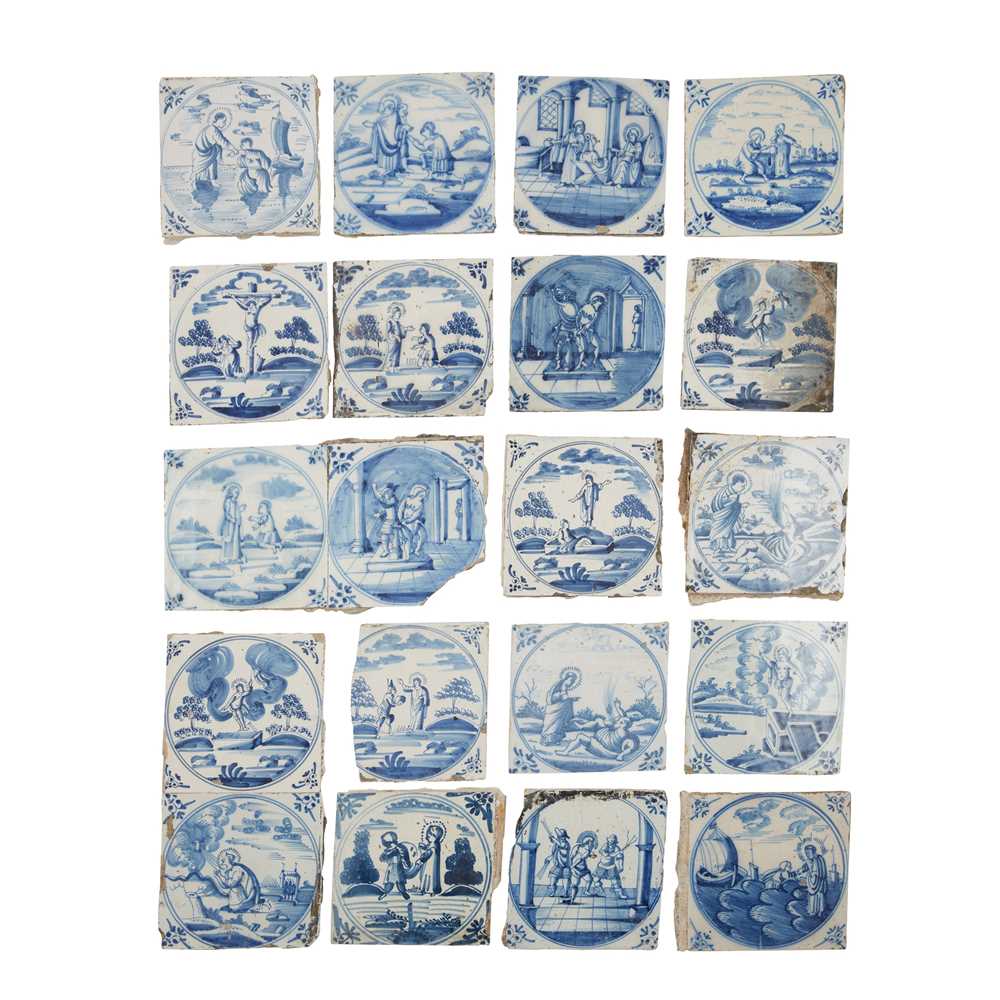 COLLECTION OF DELFT BLUE AND