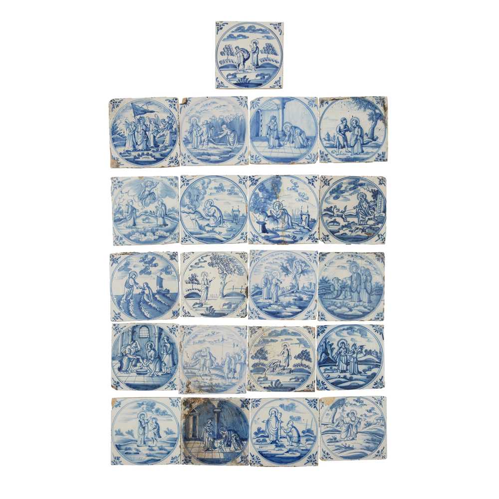 COLLECTION OF DELFT BLUE AND