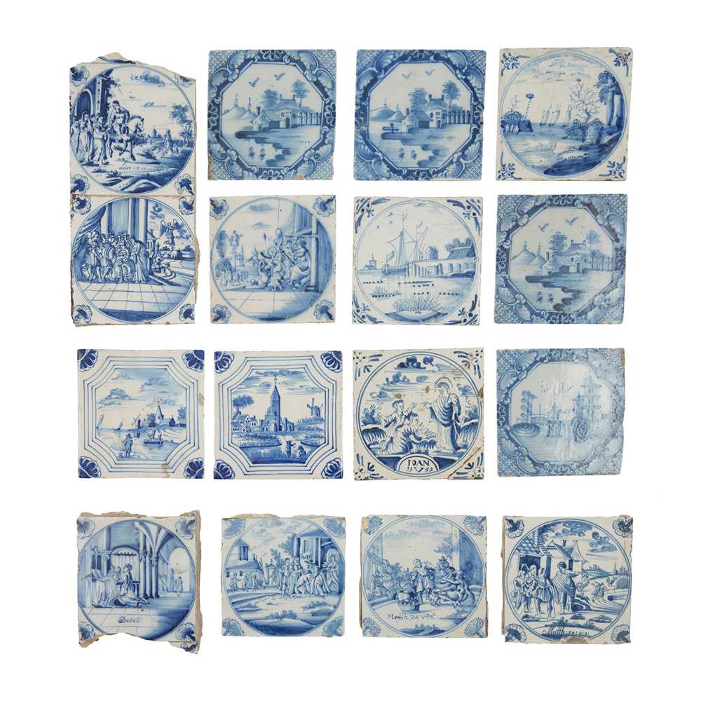COLLECTION OF DELFT BLUE AND