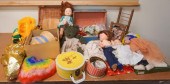 COLLECTION OF DOLLS, DOLL CLOT