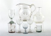 Collection of early blown glas
