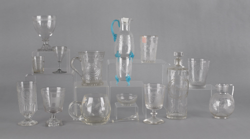 Collection of early etched