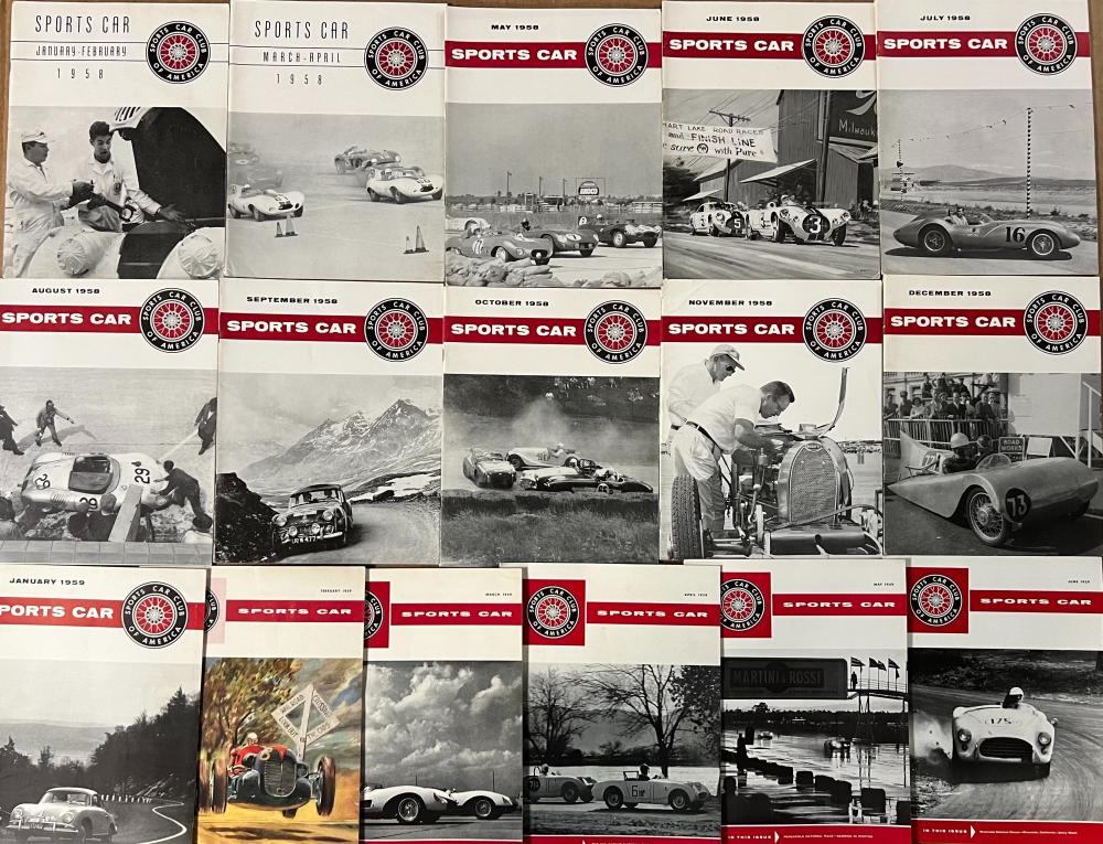 COLLECTION OF EARLY SCCA SPORTS CAR