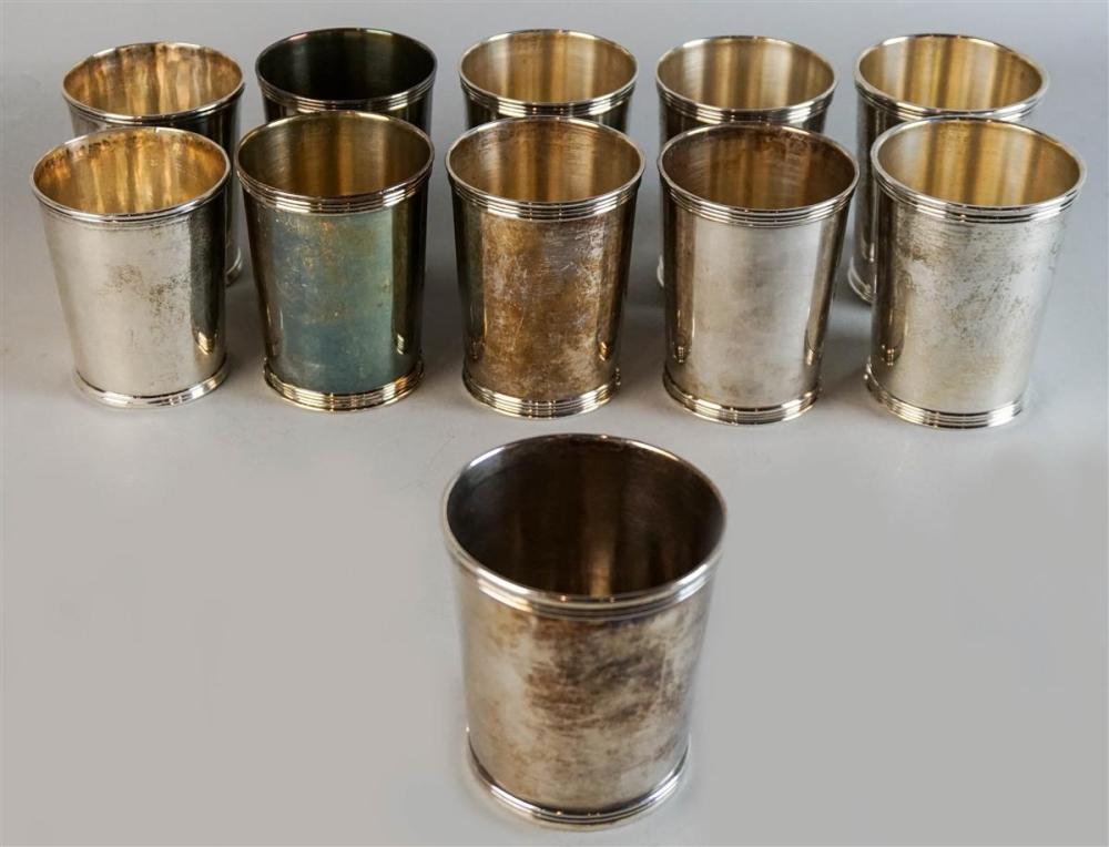COLLECTION OF EIGHT AMERICAN SILVER