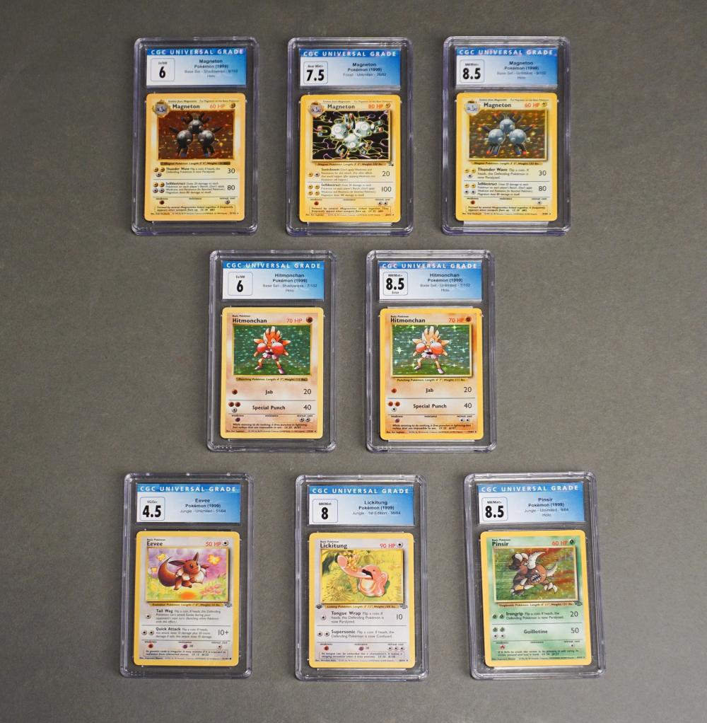 COLLECTION OF EIGHT CGC GRADED