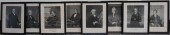 COLLECTION OF EIGHT FRAMED HIS