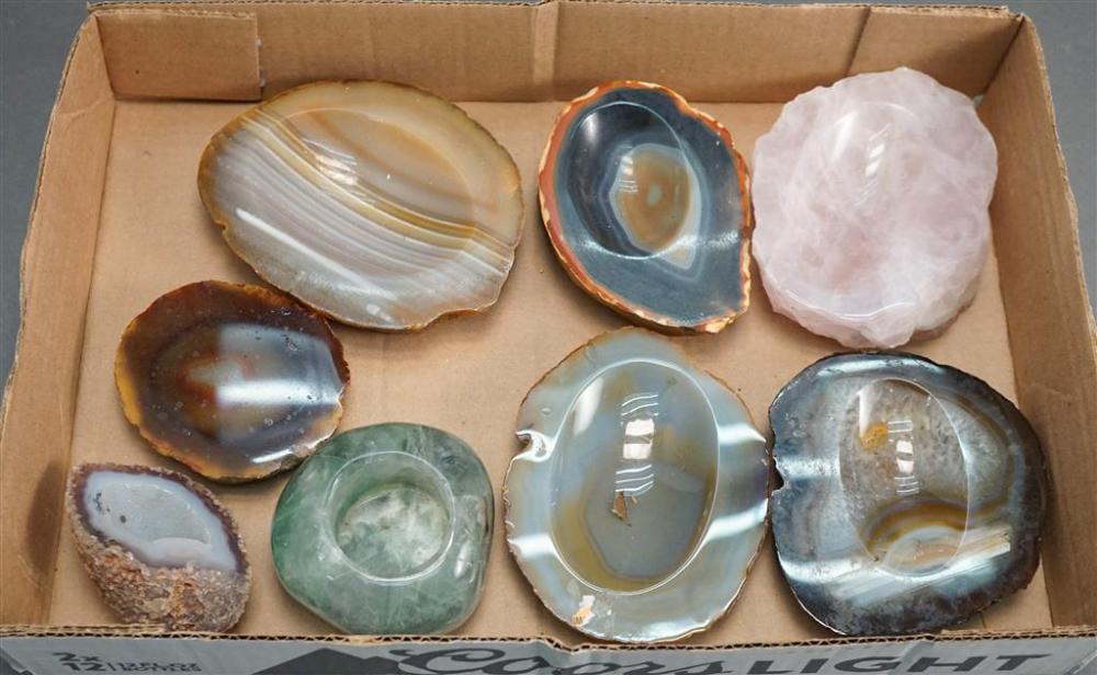 COLLECTION OF EIGHT MOSTLY POLISHED