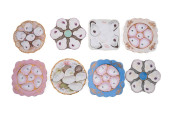COLLECTION OF EIGHT PORCELAIN