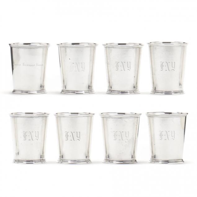 COLLECTION OF EIGHT S. KIRK & SON
