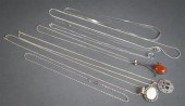 COLLECTION OF EIGHT STERLING N